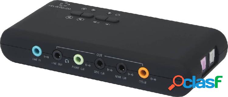 Renkforce RF-4355800 7.1 Scheda audio esterna uscita