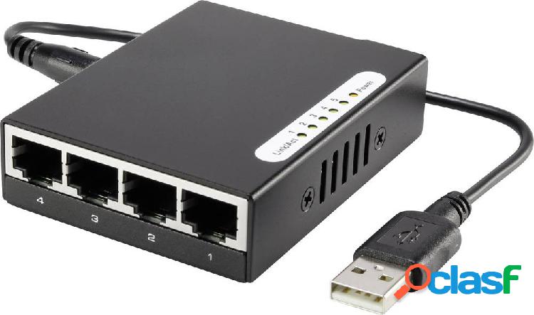 Renkforce RF-4451433 Switch di rete 5 Porte 100 MBit/s