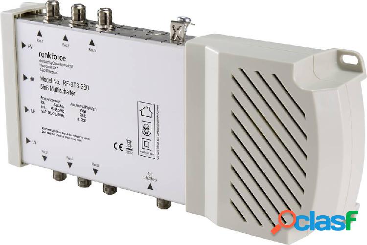 Renkforce RF-STS-360 SAT multiswitch Ingressi (Multiswitch):