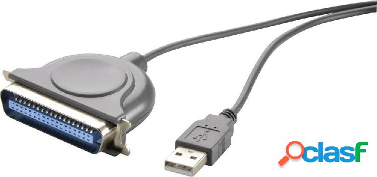 Renkforce USB 1.1, Parallelo Adattatore [1x Spina A USB 1.1