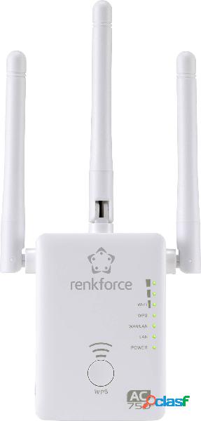 Renkforce WS-WN575A2 Dual Band AC750 Ripetitore WLAN 2.4