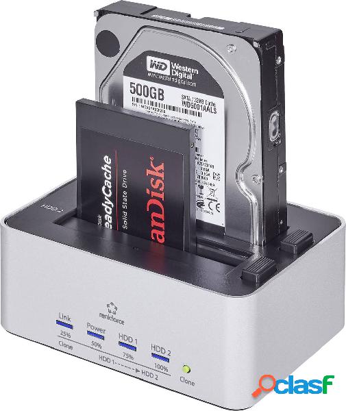 Renkforce rf-docking-07 USB 3.2 Gen 1 (USB 3.0) SATA 2 Porte