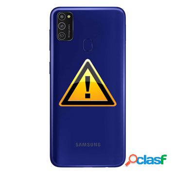 Riparazione del Copribatteria per Samsung Galaxy M21 - Blu