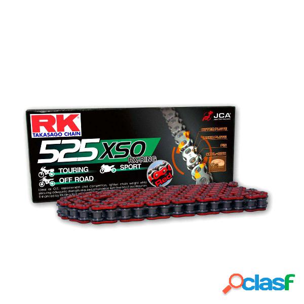 Rk x-ring rossa 525xso/112 catena rivetto