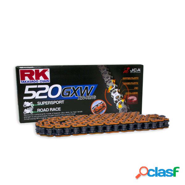 Rk xw-ring arancio 520gxw/114 catena rivet