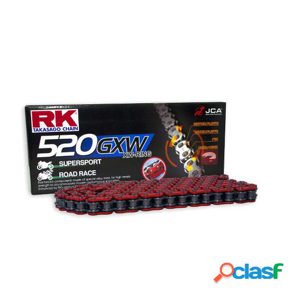Rk xw-ring rossa 520gxw/114 catena rivetto