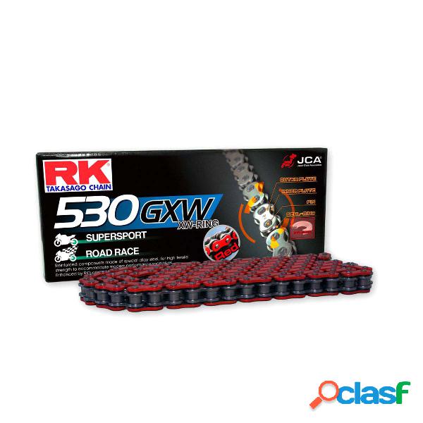 Rk xw-ring rossa 530gxw/110 catena rivetto