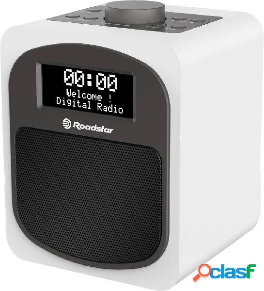 Roadstar HRA-600 Radio da cucina DAB+ FM, DAB+ Nero, Bianco