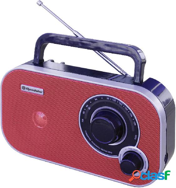 Roadstar TRA-2235RD red Radio da cucina FM Ricevitore senza