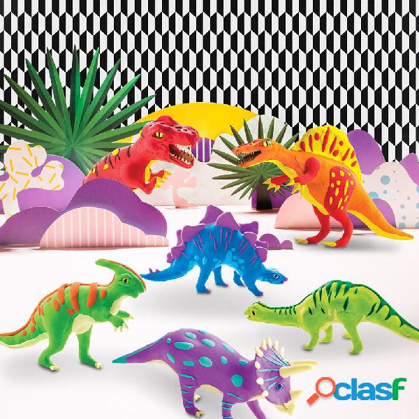 Robotime Clay Dinosaur Series Puzzle 3D Modellazione di