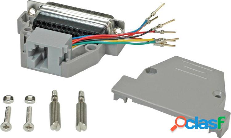 Roline Adattatore SUB-D Spina SUB-D a 25 poli - Presa RJ45 1