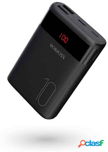 Romoss Ares 10 Power bank 10000 mAh Li-Ion Nero