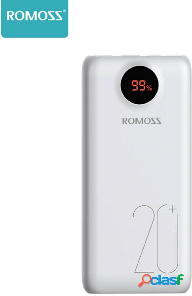 Romoss SW20 PS+ Power bank 20000 mAh Li-Ion Bianco