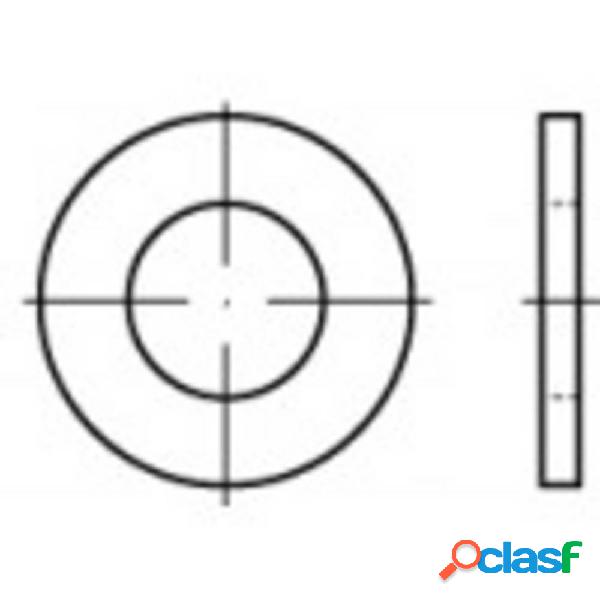 Rondelle 19 mm 34 mm Acciaio 100 pz. TOOLCRAFT 105359