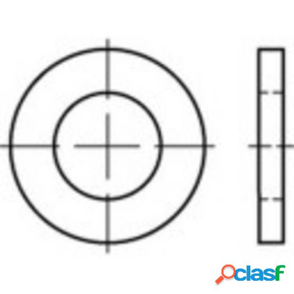 Rondelle 78 mm 100 mm Acciaio galvanizzato zinco 10 pz.