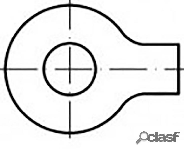 Rondelle con lobi 10.5 mm 26 mm Acciaio zincato 1000 pz.