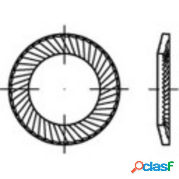 Rondelle di sicurezza 5 mm 9 mm Acciaio armonico zincato 250