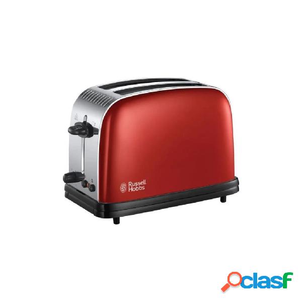 Russell Hobbs Tostapane Colours Plus Rosso Fiammante 1670 W