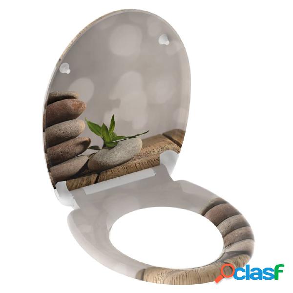 SCHÜTTE Tavoletta WC con Chiusura Rallentata STONE PYRAMID