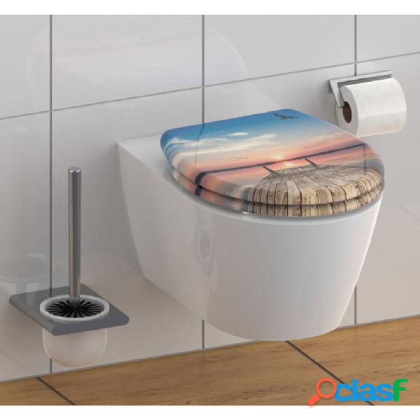 SCHÜTTE Tavoletta WC con Chiusura Rallentata SUNSET SKY