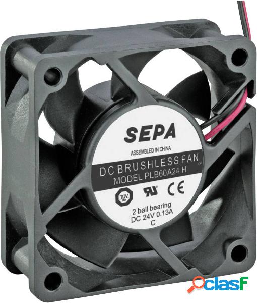 SEPA PLB60A24SE16A Ventola assiale 24 V/DC 36.7 m³/h (L x L