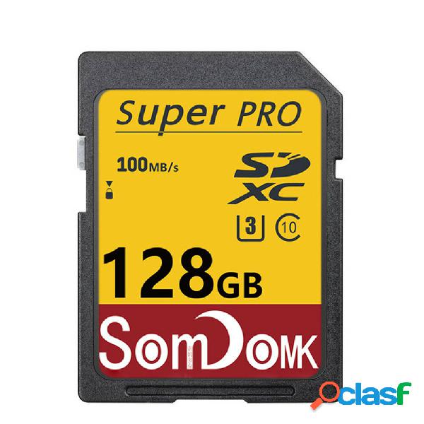 SOMDOMK Extreme PRO Scheda di memoria SD Card 100 MB/S