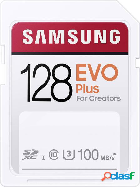 Samsung EVO Plus Scheda SDXC 128 GB UHS-I impermeabile,