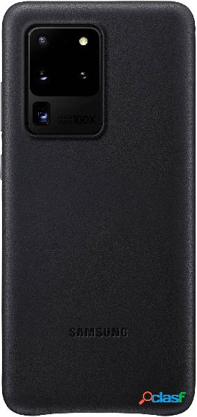 Samsung Leather Cover Cover Samsung Galaxy S20 Ultra 5G Nero