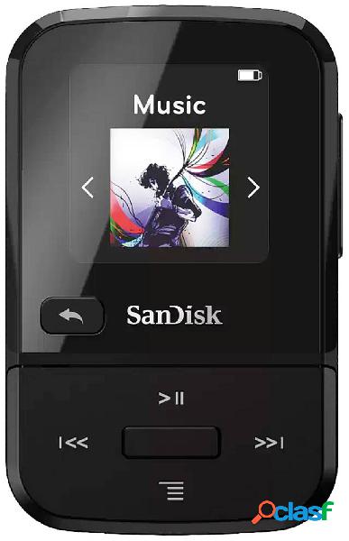 SanDisk Clip Sport Go MP3-Player 32 GB Nero Clip di