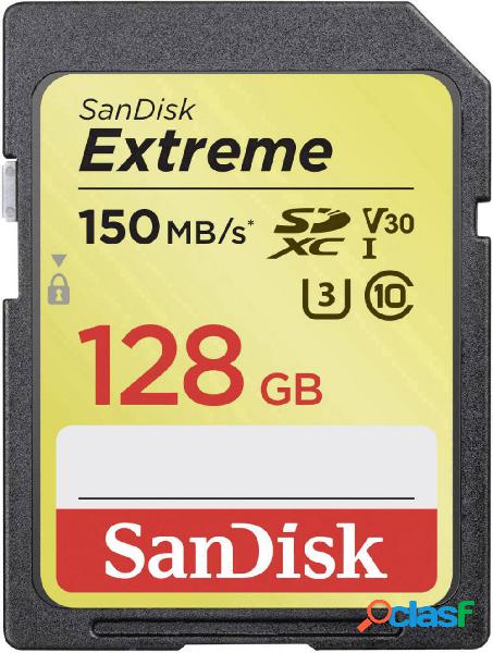 SanDisk Extreme® Scheda SDXC 128 GB Class 10, UHS-I,