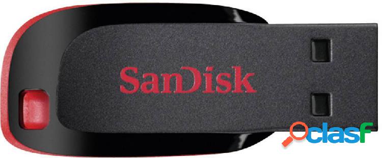 SanDisk chiavetta USB 16GB Cruzer Blade nero, USB 2.0
