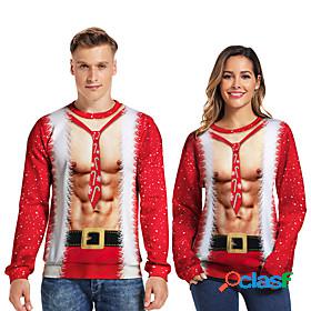 Santa Suit Ugly Christmas Sweater / Sweatshirt Teen Mens