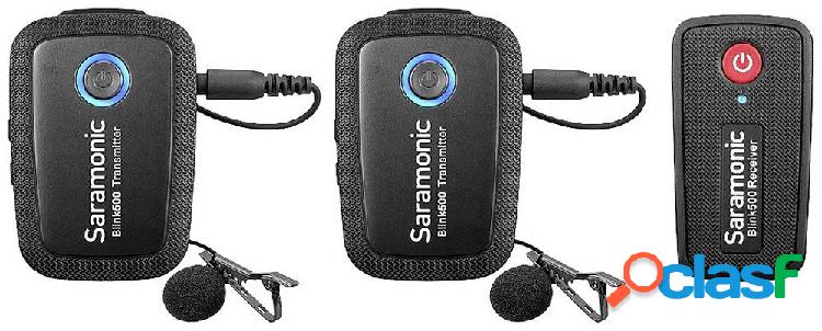 Saramonic Blink 500 B2 a clip Lavalier Kit microfono senza