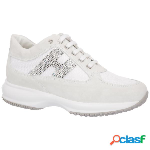 Scarpe sneakers donna camoscio interactive