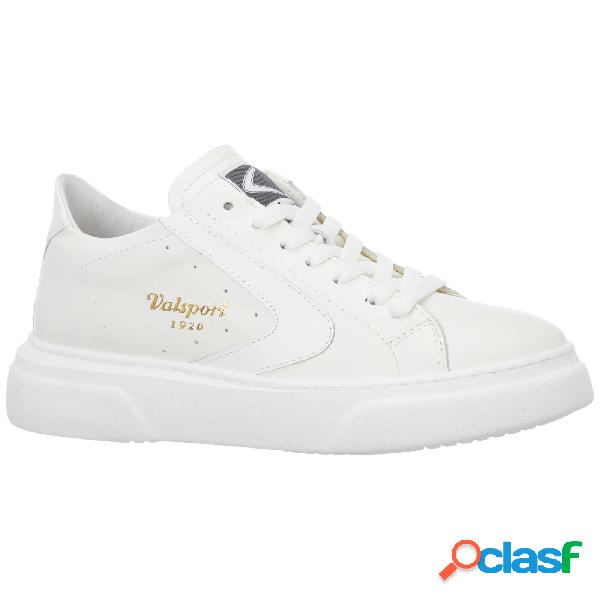 Scarpe sneakers donna in pelle tournament up