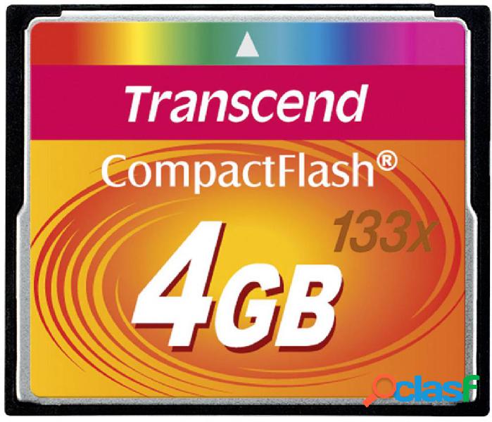 Scheda CF 4 GB Transcend Standard 133x