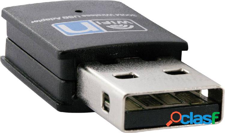 Schwaiger DTR 300 Adattatore WLAN USB 2.0 300 MBit/s
