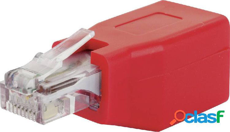 Schwaiger RJ45 Rete Adattatore CAT 6 [1x Presa RJ45 - 1x