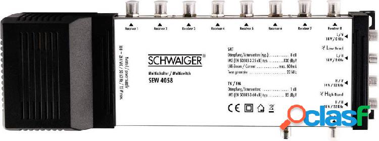 Schwaiger SEW4058 SAT multiswitch Ingressi (Multiswitch): 5