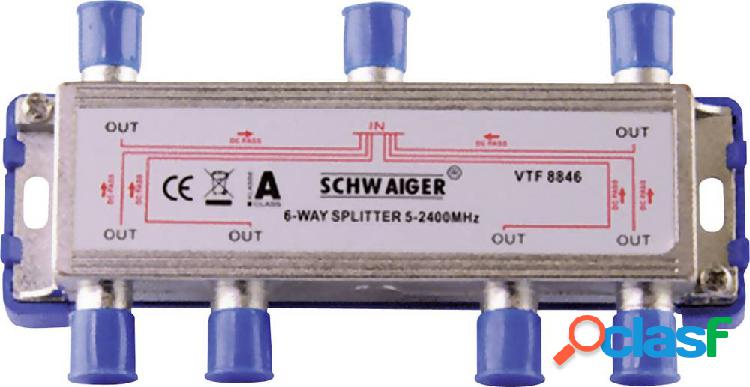 Schwaiger VTF8846 Distributore SAT 6 vie 5 - 2400 MHz