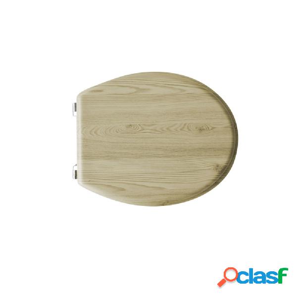 Sedile wc universale in legno di acero larghezza 37 cm
