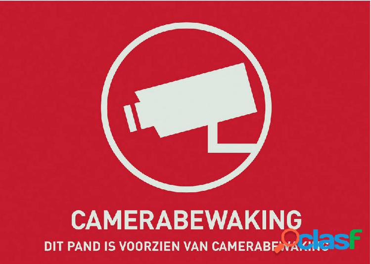 Segnale di avvertimento Videosorveglianza Lingue Olandese (L