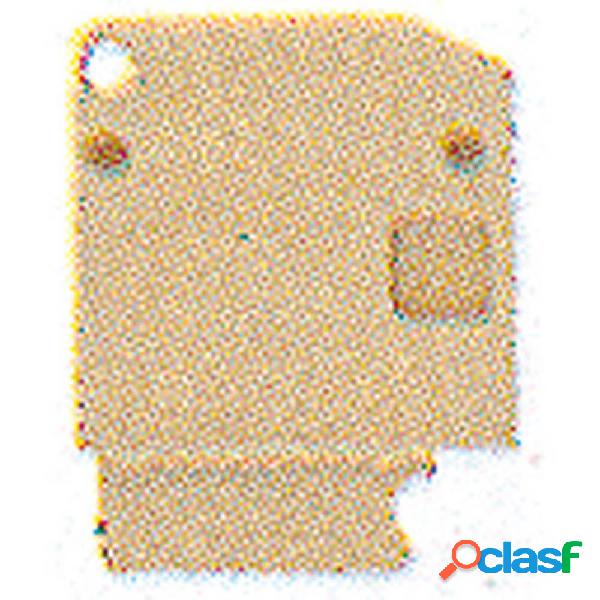 Serie SAK, Accessori, Piastra terminale, 3 mm, beige,