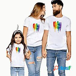 Sguardo di famiglia maglietta Pop art Alfabetico Giornaliero