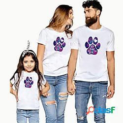 Sguardo di famiglia maglietta Pop art Alfabetico Giornaliero