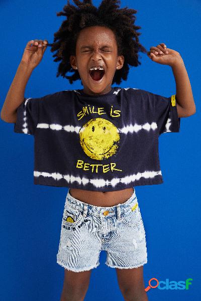 Shorts di jeans SmileyÂ®