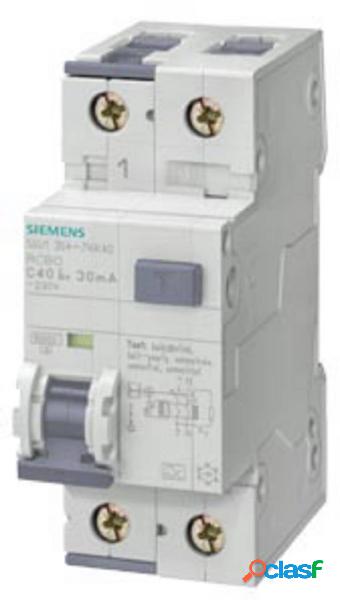 Siemens 5SU13540KK06 Magnetotermico e differenziale 6 A 0.03