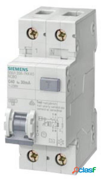 Siemens 5SU16561KK10 Magnetotermico e differenziale 10 A 0.3