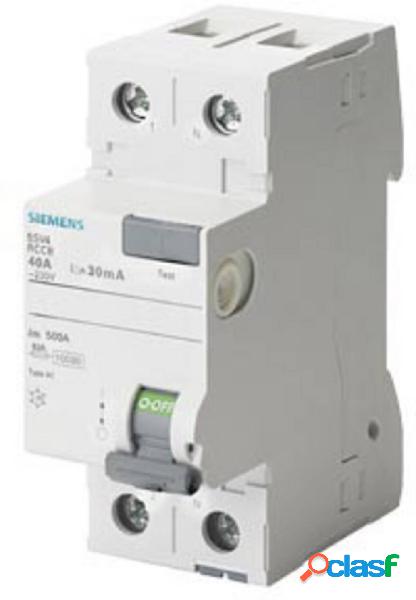 Siemens 5SV44140 5SV4414-0 Interruttore differenziale 40 A