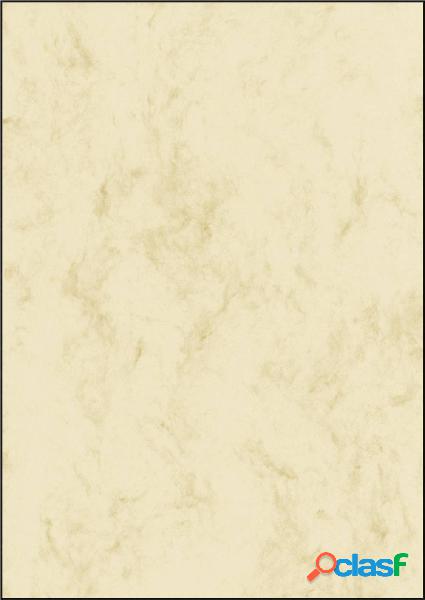 Sigel DP372 Carta con motivo decorativo marmorizzato DIN A4
